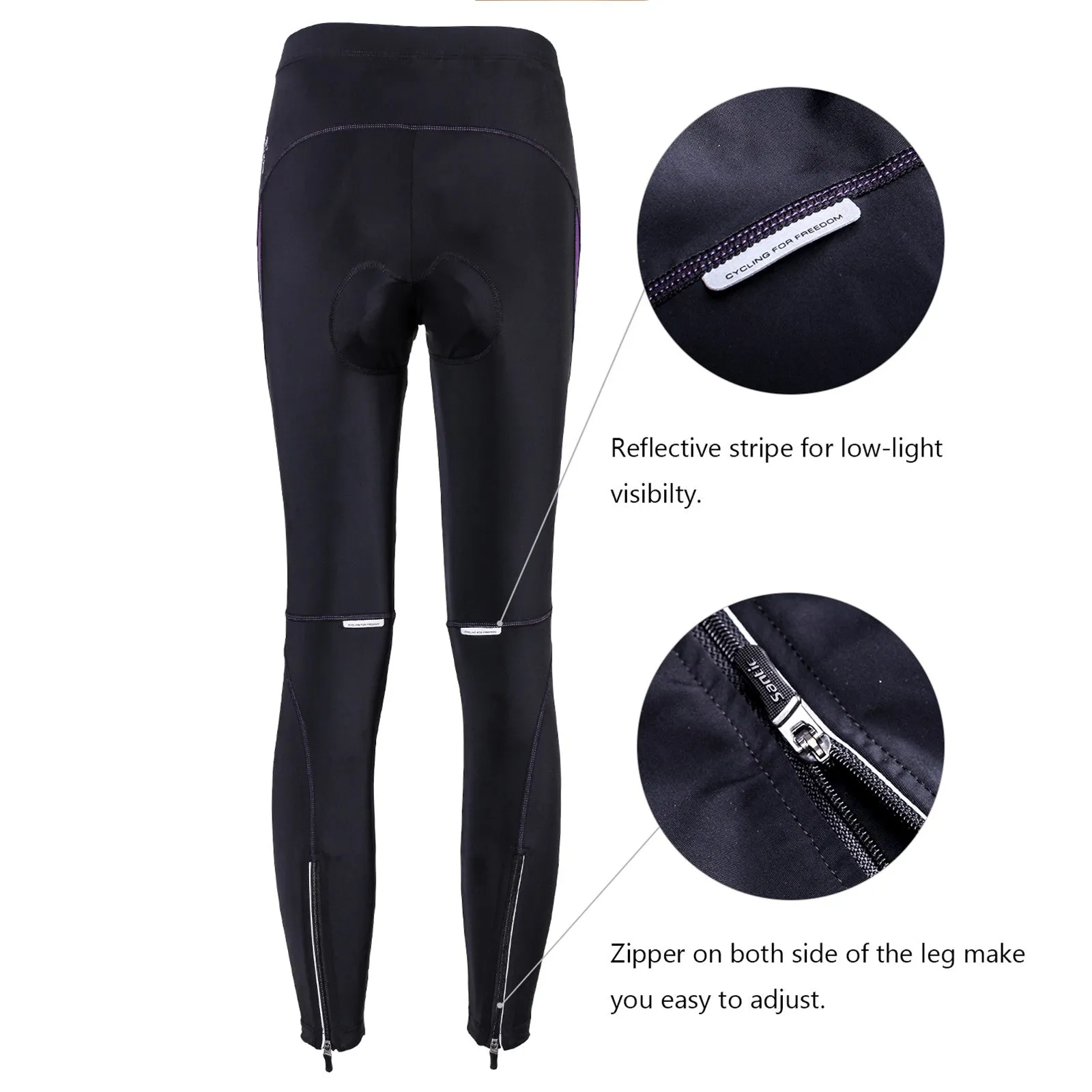 Santic Parni Purple Women Padded Cycling Pants