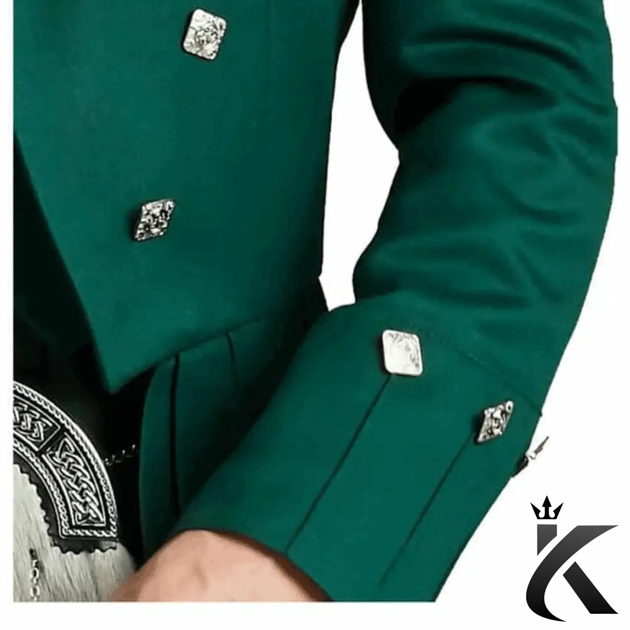 Scottish Green Prince Charlie Jacket Stand Out in Style