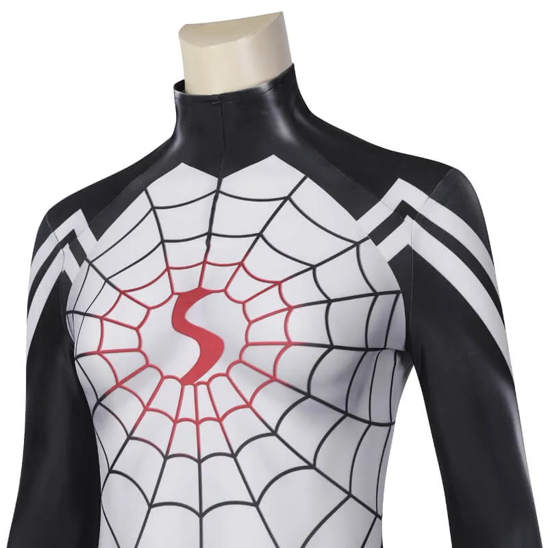 Silk Cindy Moon Bodysuit Spider-Woman Cosplay Suit 3D Print Bodysuit Becostume