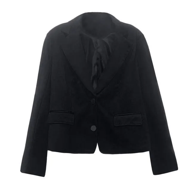 Single-Breasted Small Suit Female blazer