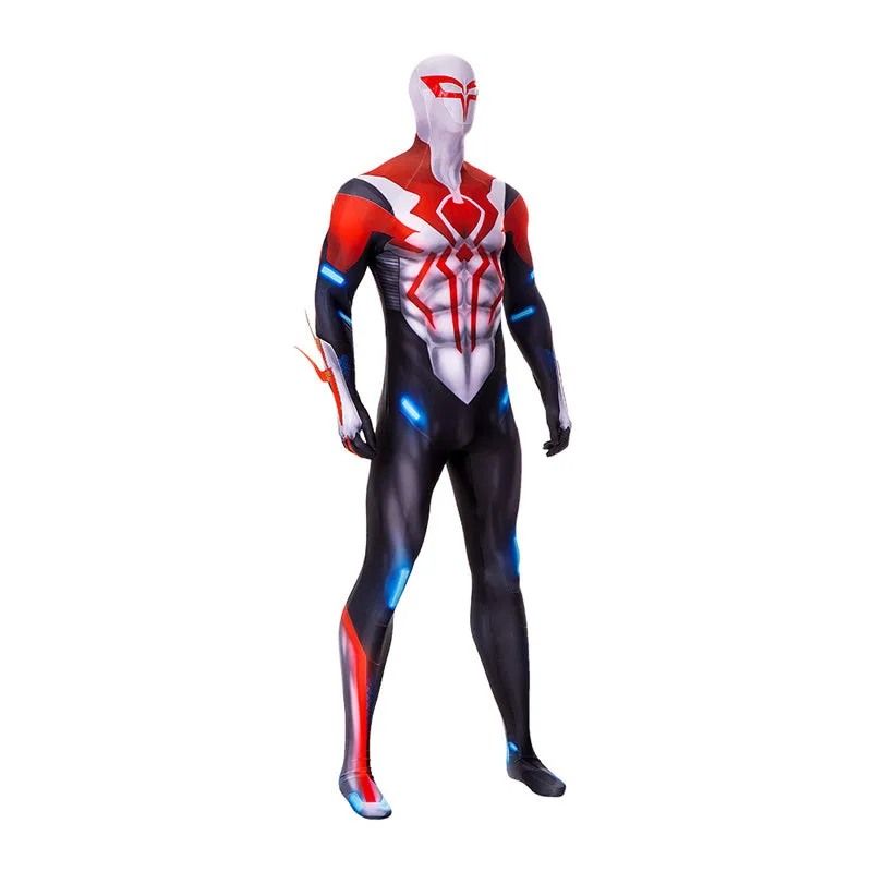 Spiderman 2099 Cosplay Costume Spider Man 2099 V3 Suit Spiderman Jumpsuit Bodysuit