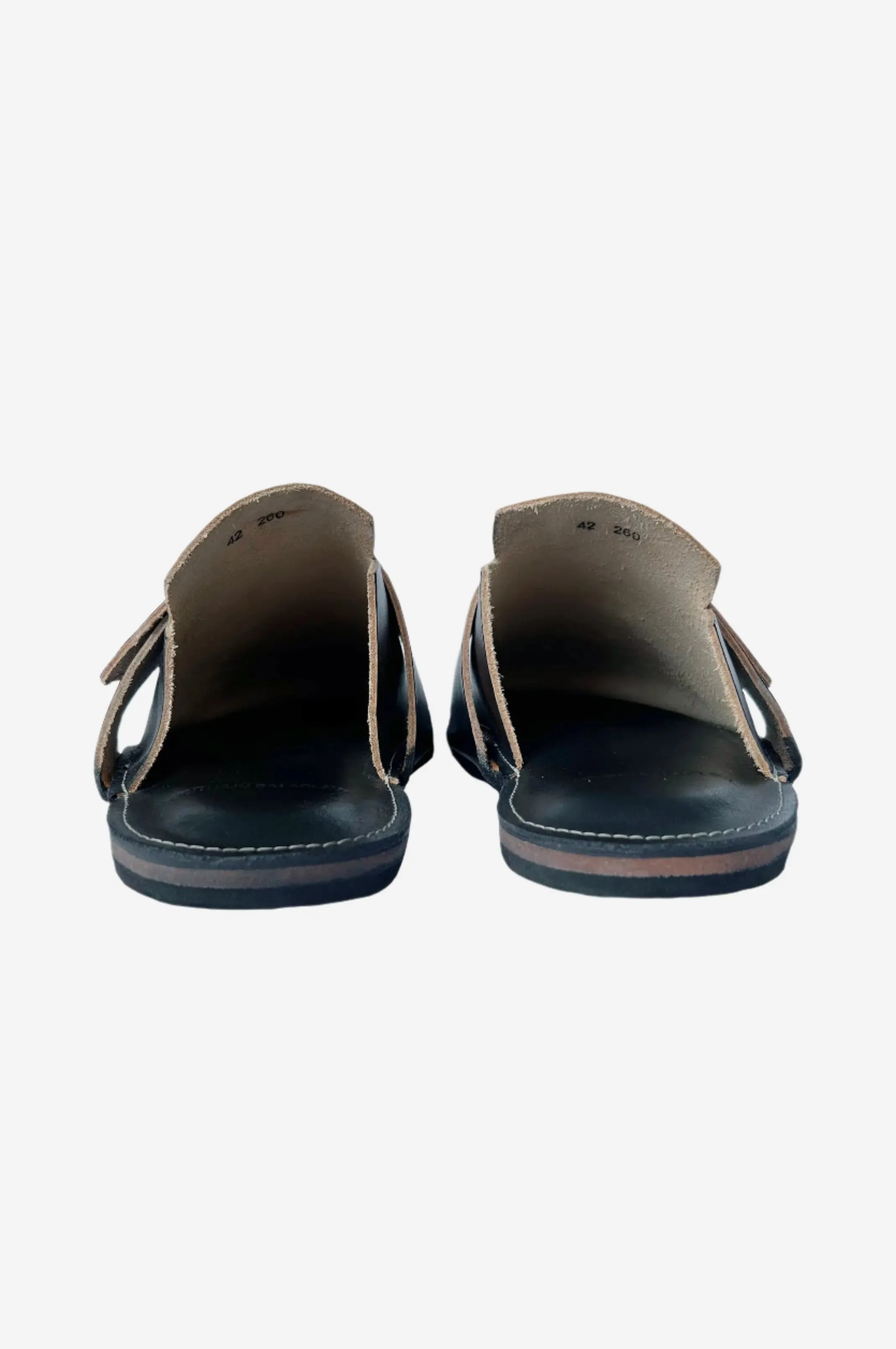 SPINAL LEATHER SANDAL