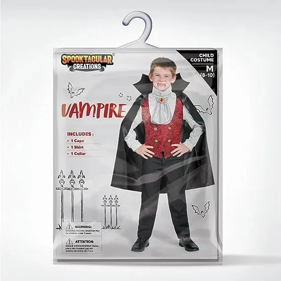 Spooktacular Creations Boys Darkness Vampire Costume