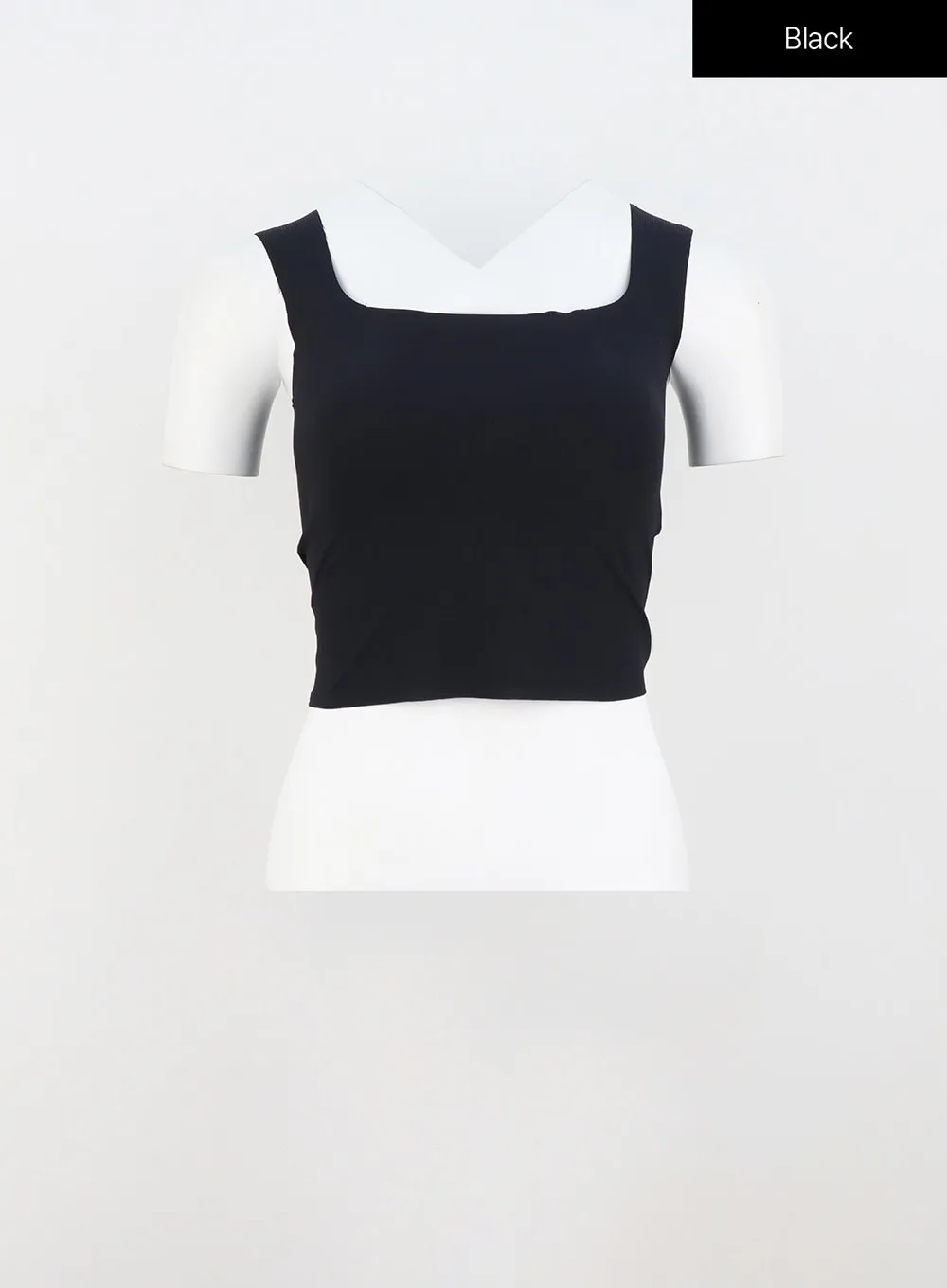 Square Neck Sleeveless Top OU323