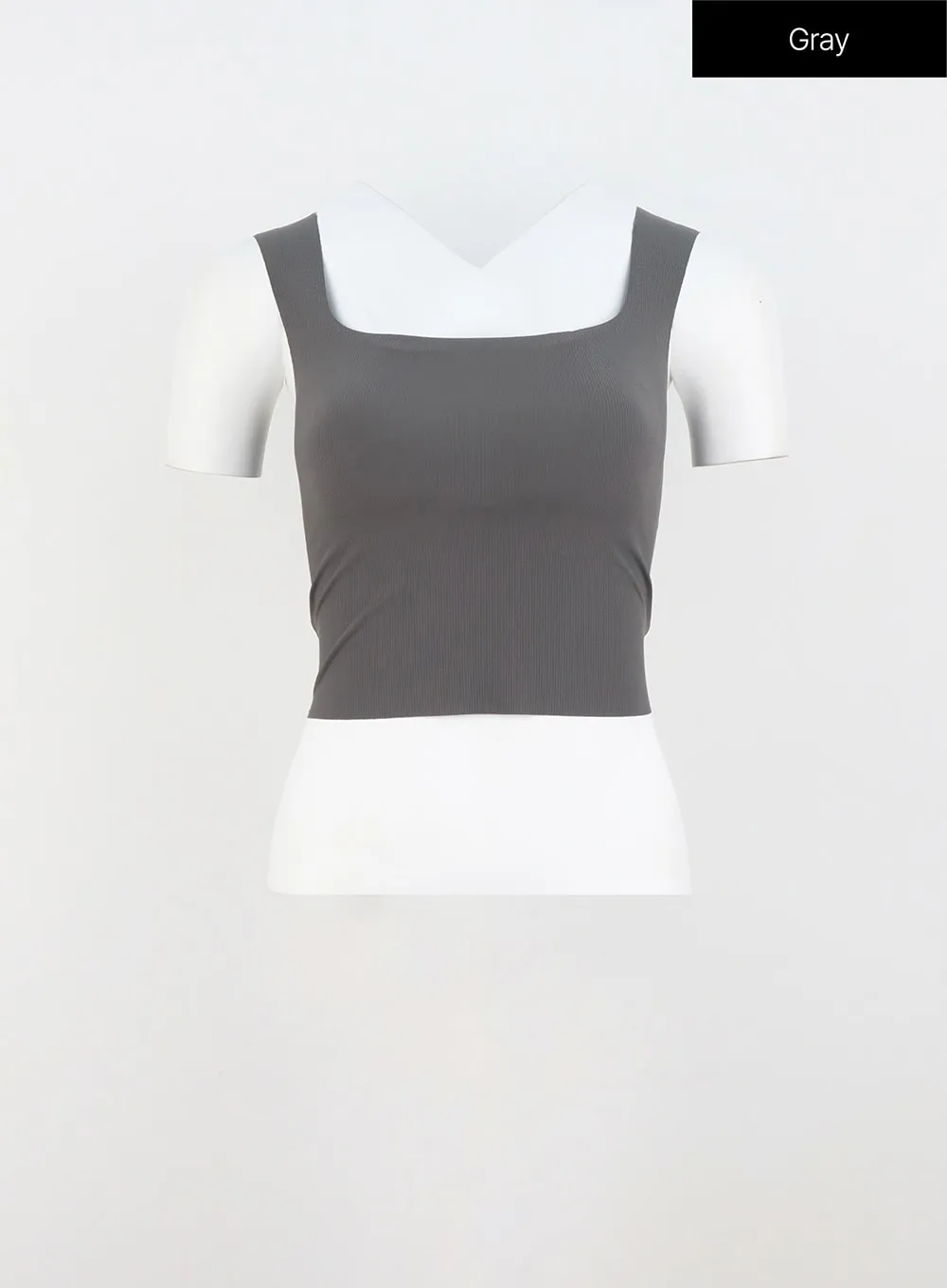 Square Neck Sleeveless Top OU323