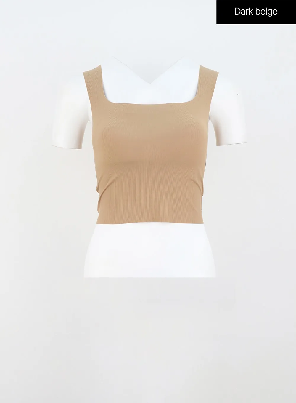 Square Neck Sleeveless Top OU323