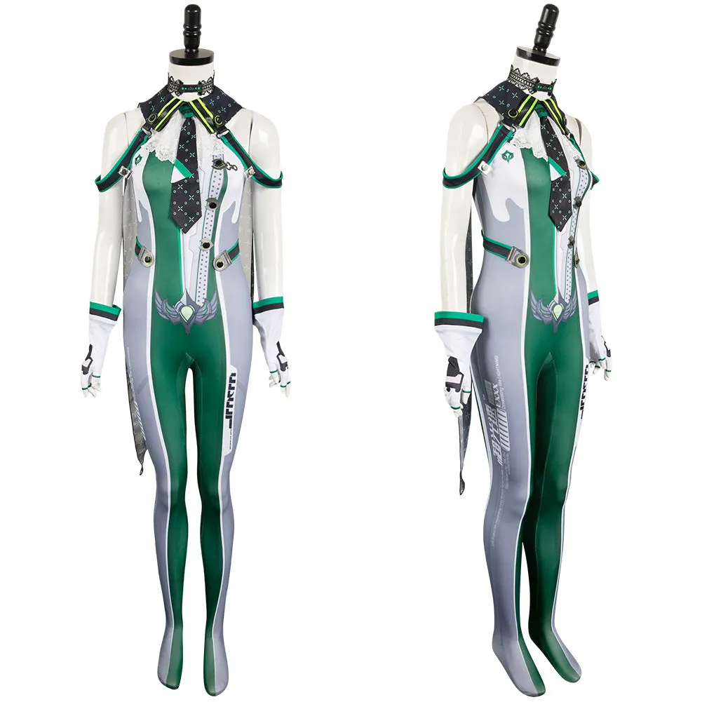 Stellar Blade Eve Green Outfits Party Carnival Halloween Cosplay Costume