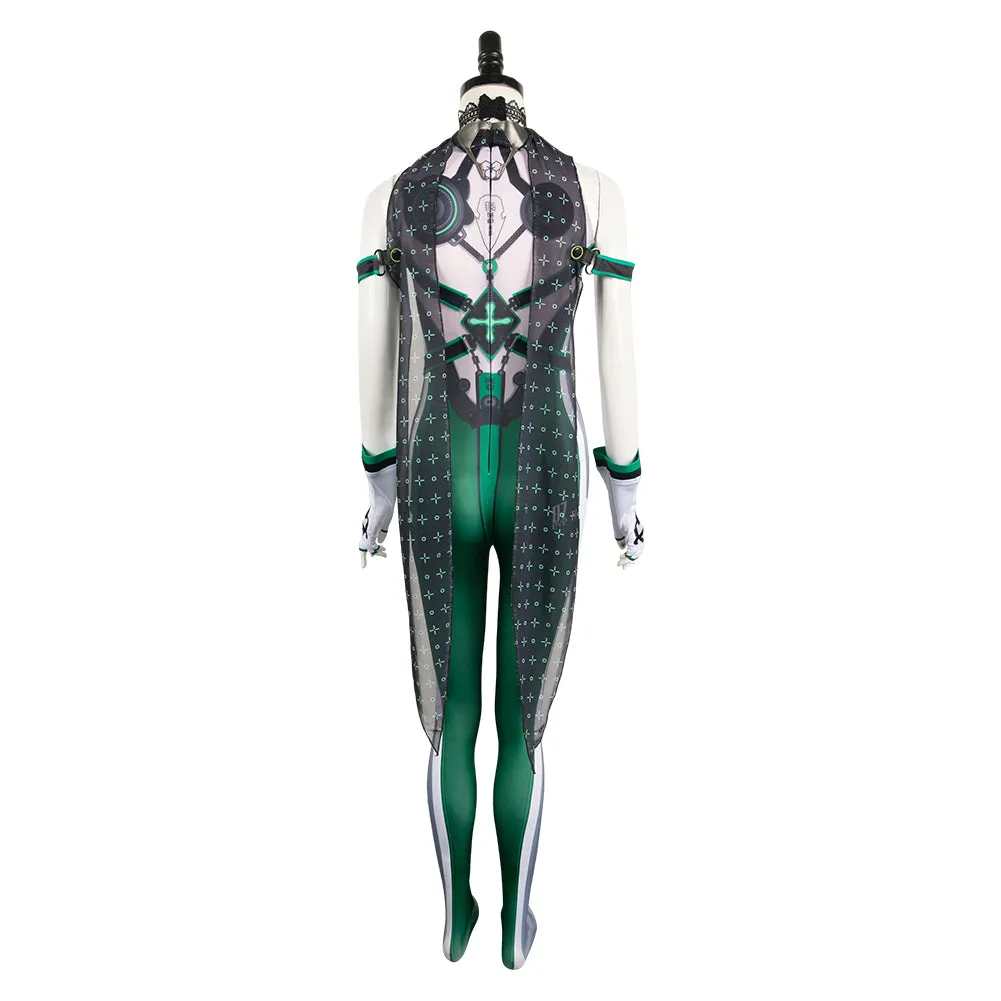 Stellar Blade Eve Green Outfits Party Carnival Halloween Cosplay Costume