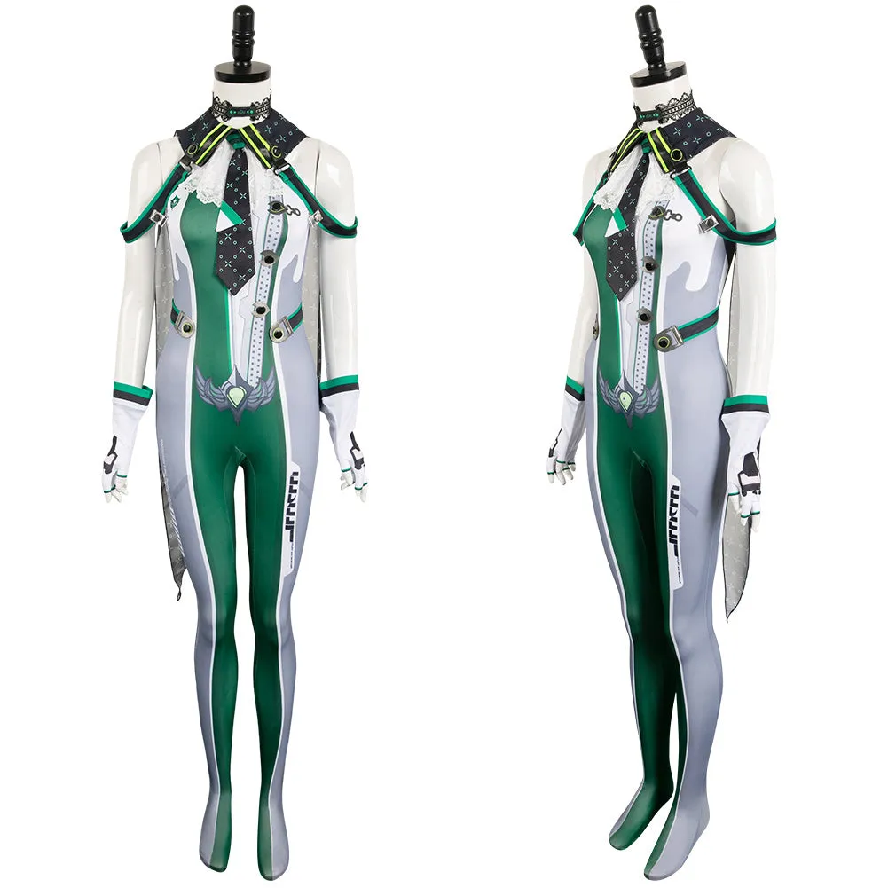 Stellar Blade Eve Green Outfits Party Carnival Halloween Cosplay Costume