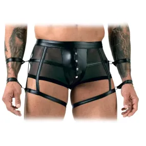 Svenjoyment Black Pants with Arm Restraints