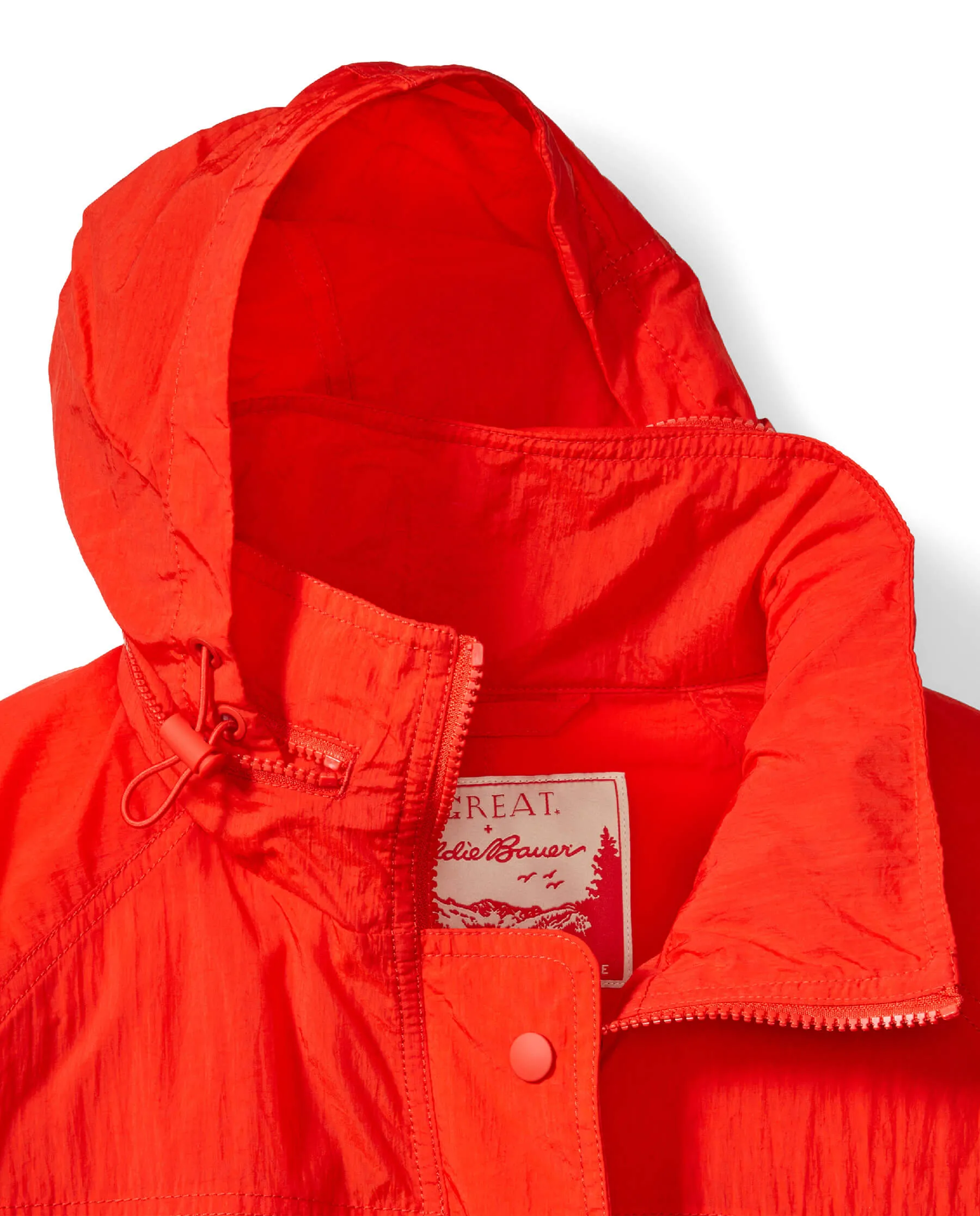 The Great   Eddie Bauer The Wind Breaker. -- Pimento