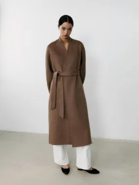 THE MODERN COAT - CHOCOLATE MELANGE