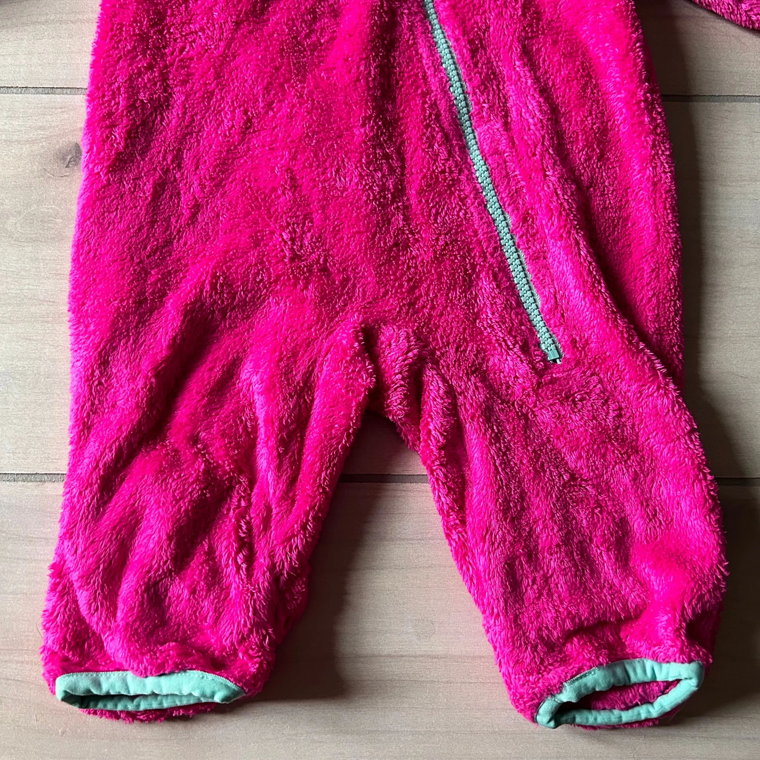 The North Face Pink Fleece Snowsuit