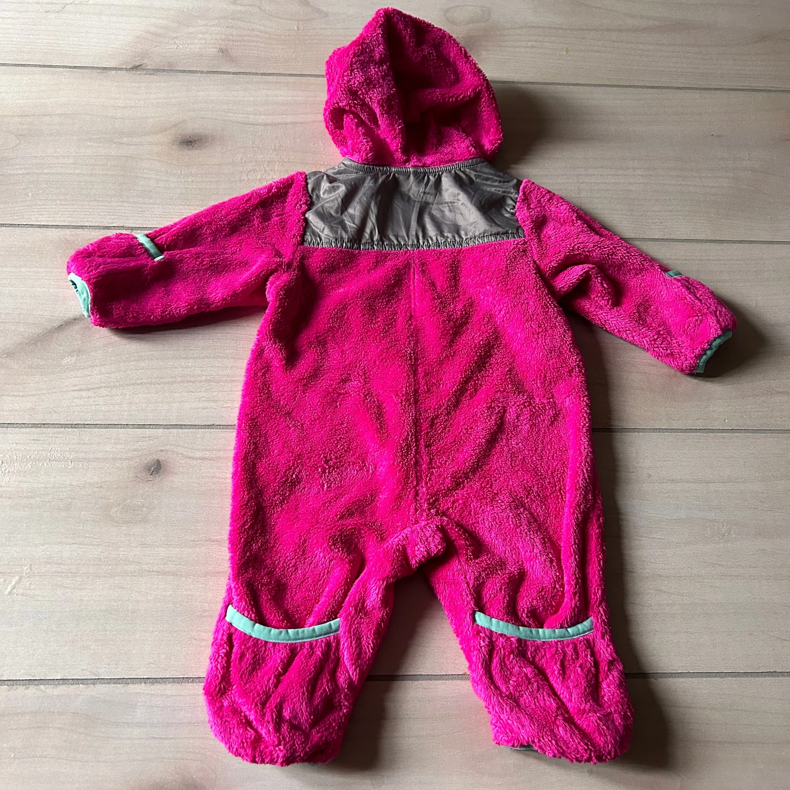 The North Face Pink Fleece Snowsuit