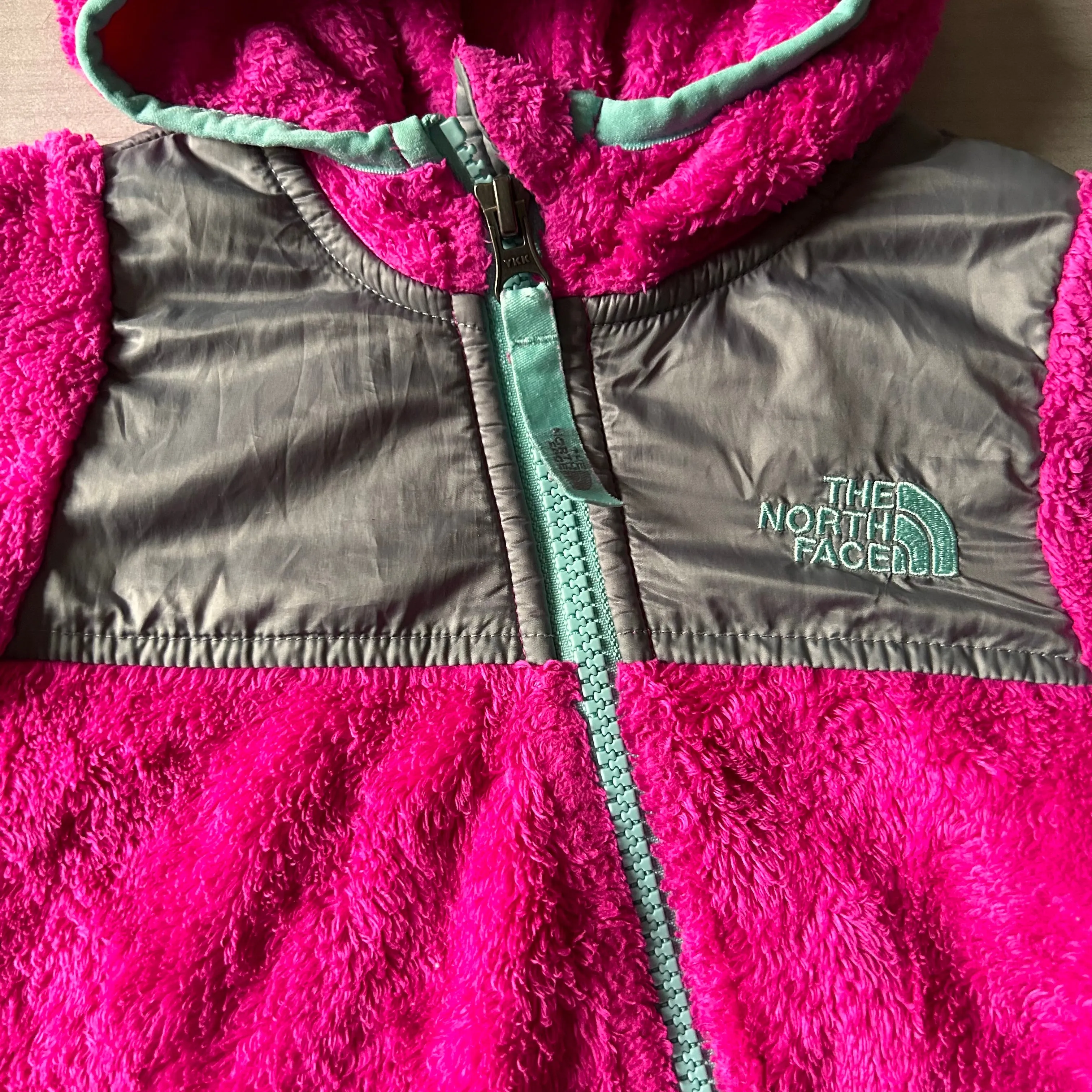 The North Face Pink Fleece Snowsuit