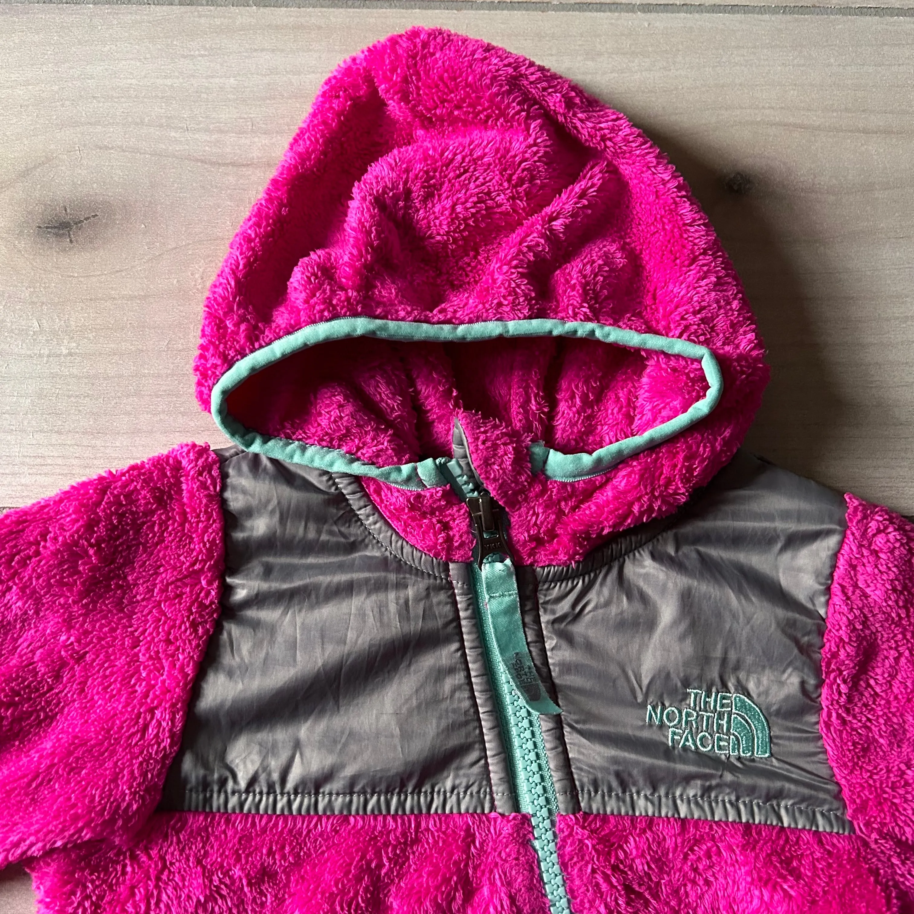 The North Face Pink Fleece Snowsuit