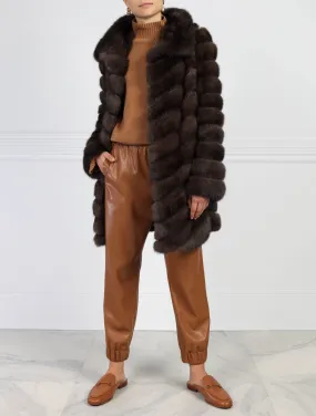 The Thalia Sable Fur Coat