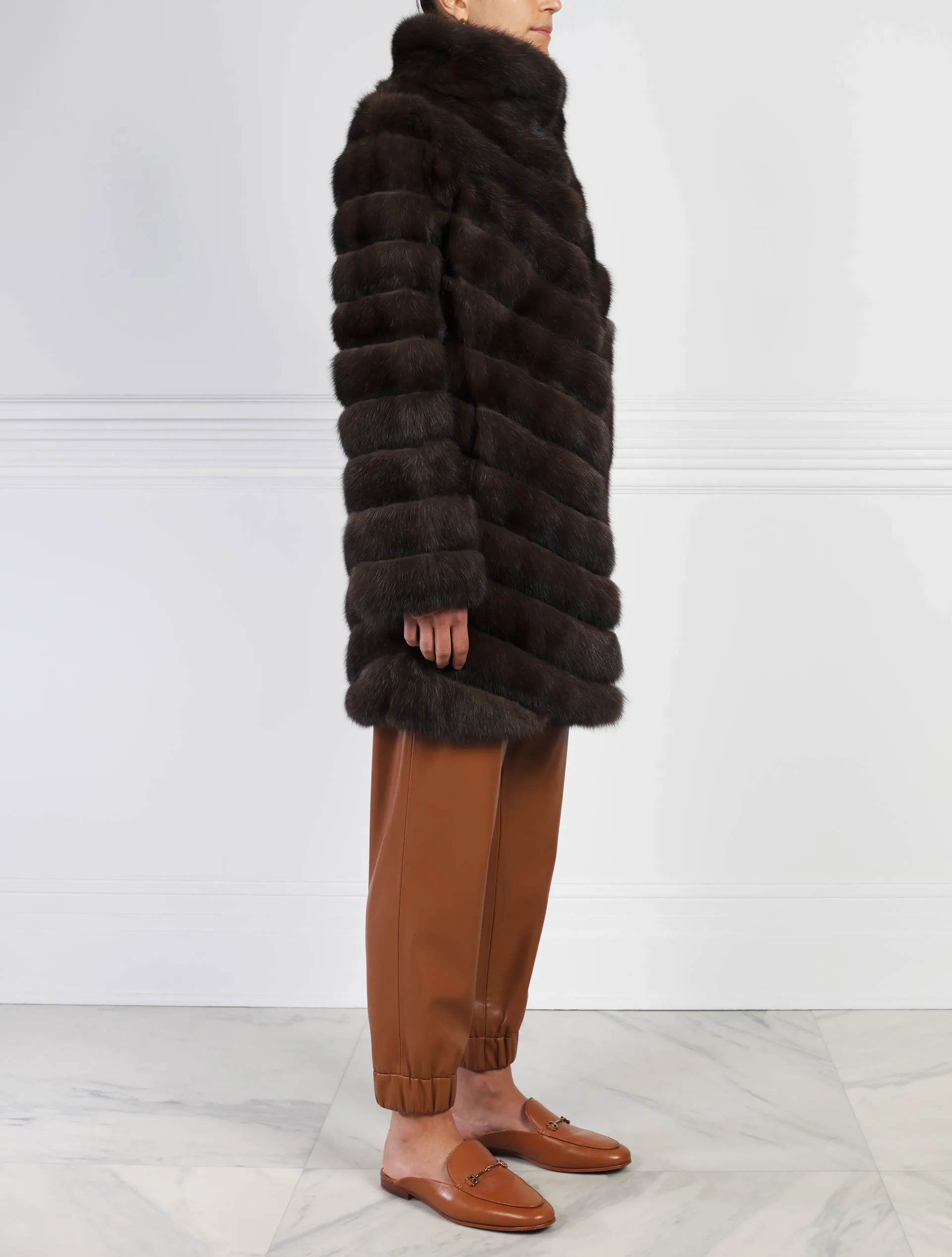 The Thalia Sable Fur Coat