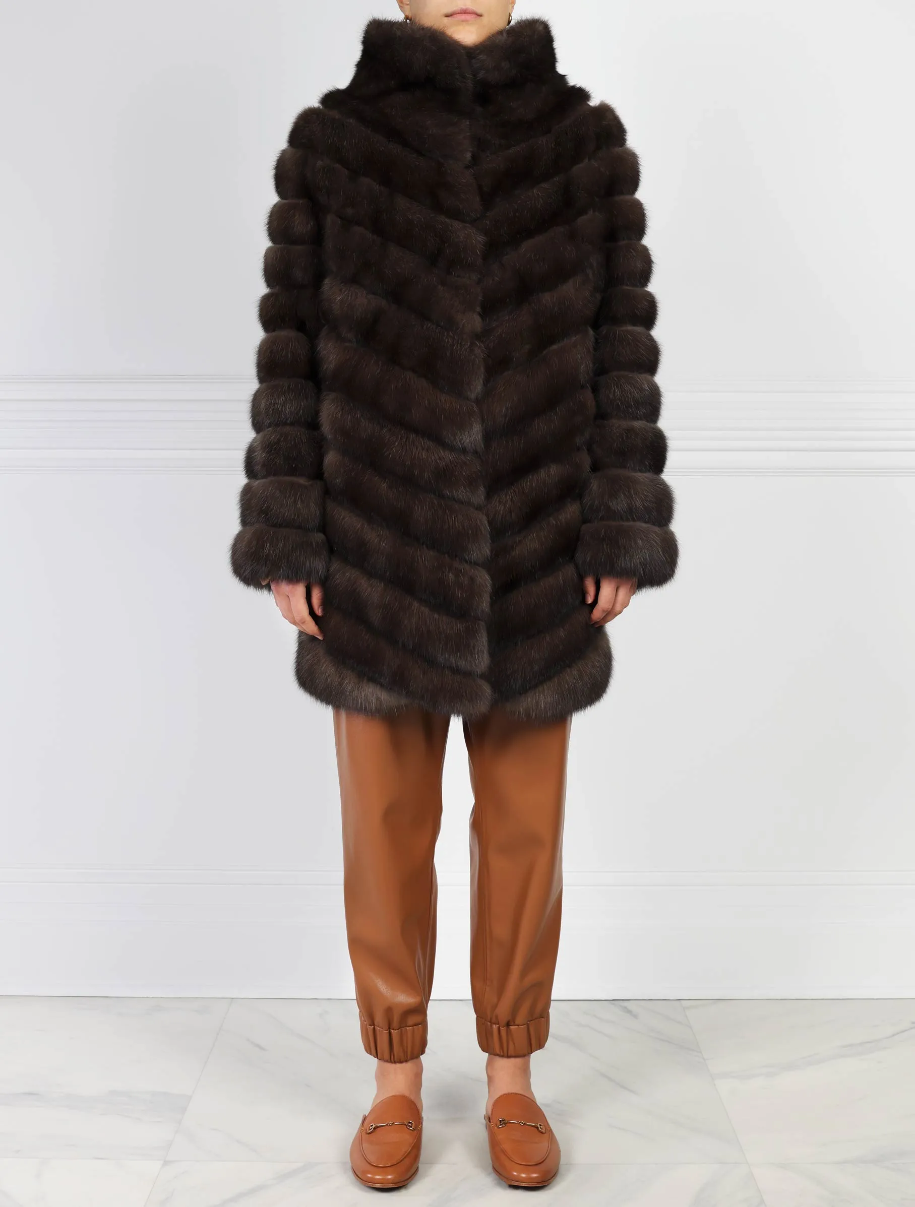 The Thalia Sable Fur Coat