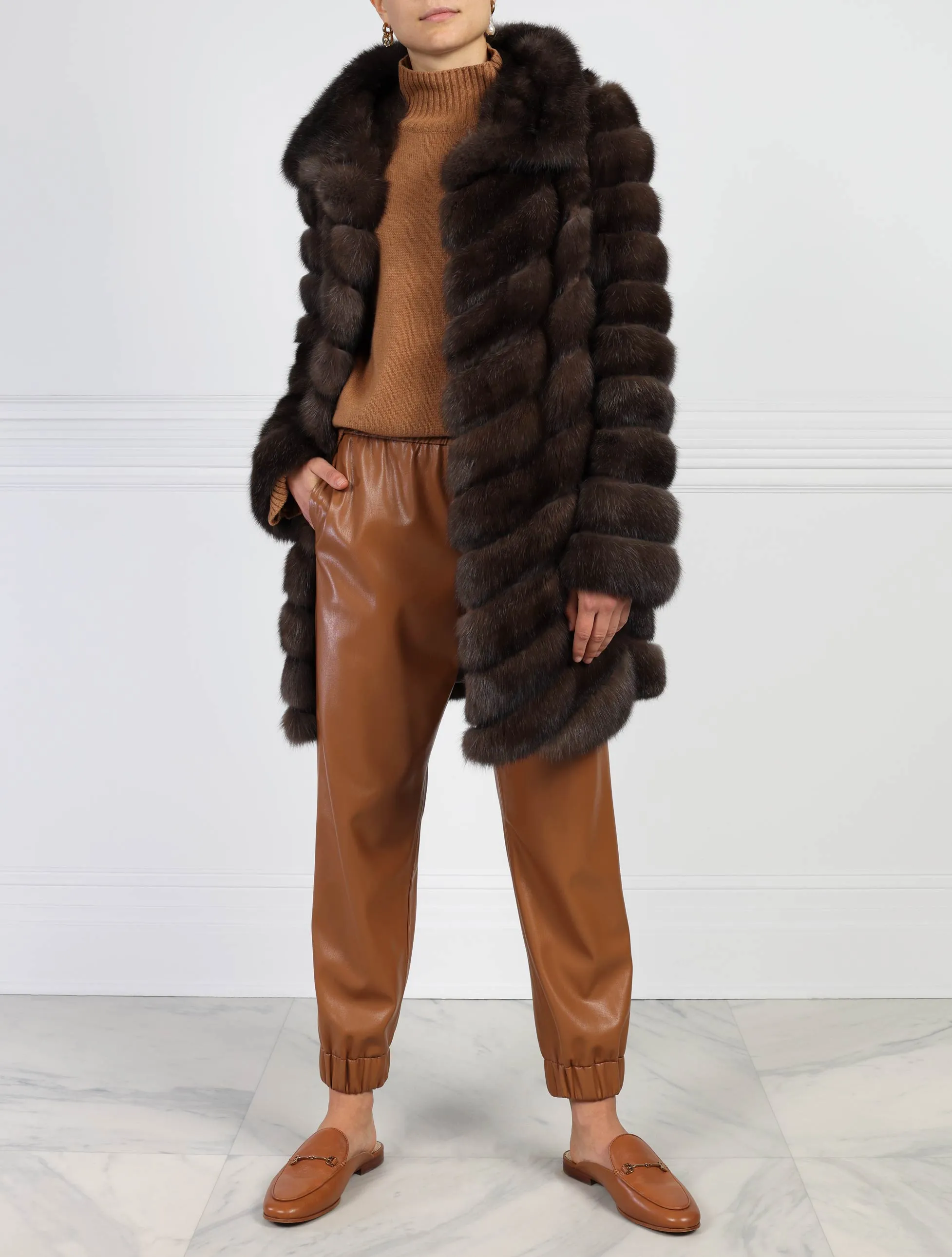 The Thalia Sable Fur Coat