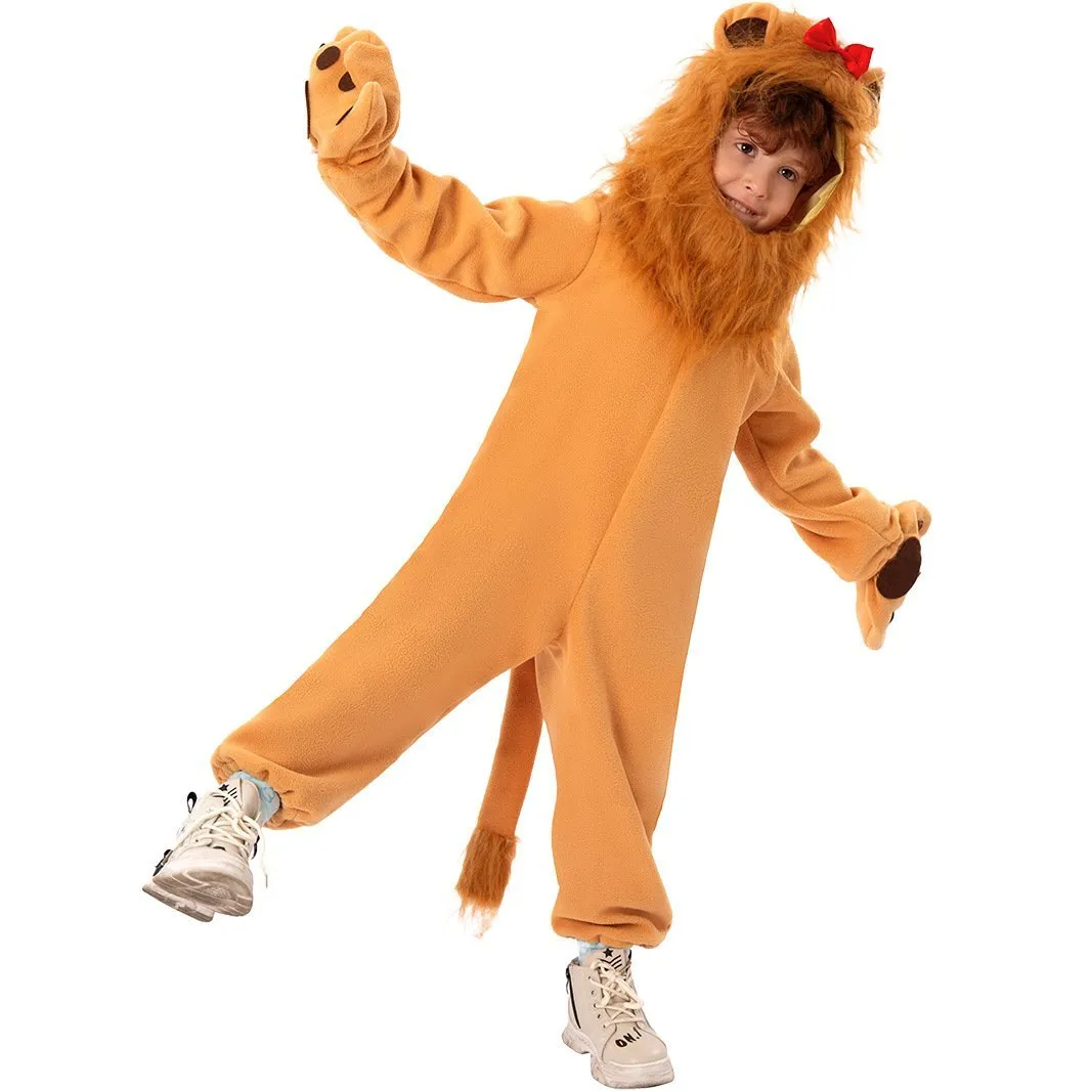 The Wizard of Oz Funny Little lion Child Costume Party kids Cosplay Halloween