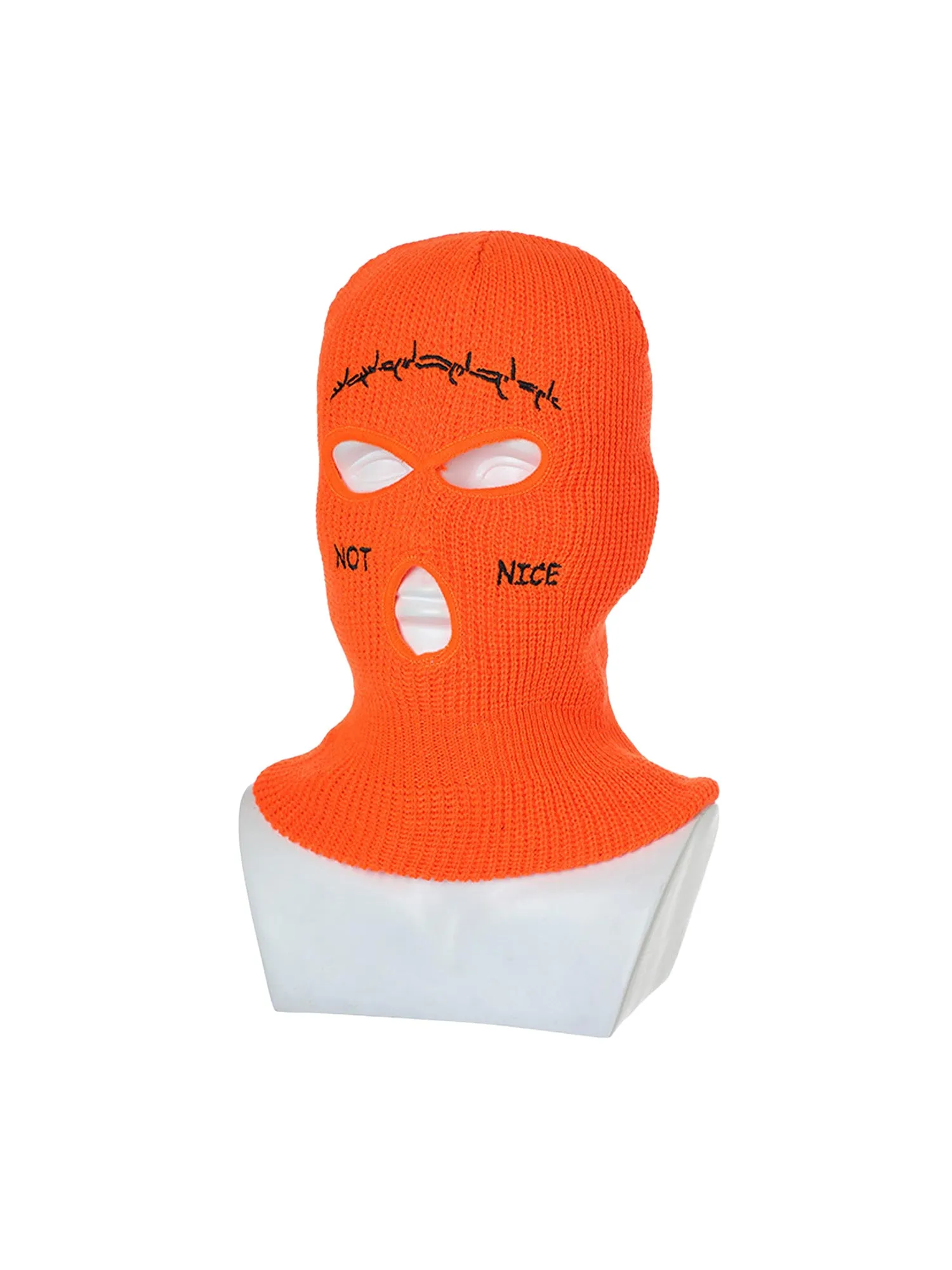 Thesupermade Retro Hip-hop Fun Knitted Balaclava