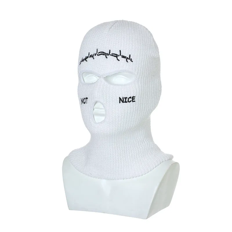 Thesupermade Retro Hip-hop Fun Knitted Balaclava