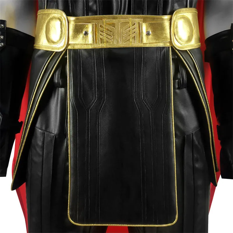 Thor 4: Love and Thunder Cosplay Costume Thor Odinson Black Battle Suit