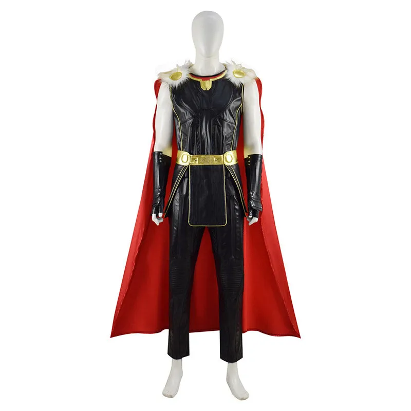 Thor 4: Love and Thunder Cosplay Costume Thor Odinson Black Battle Suit