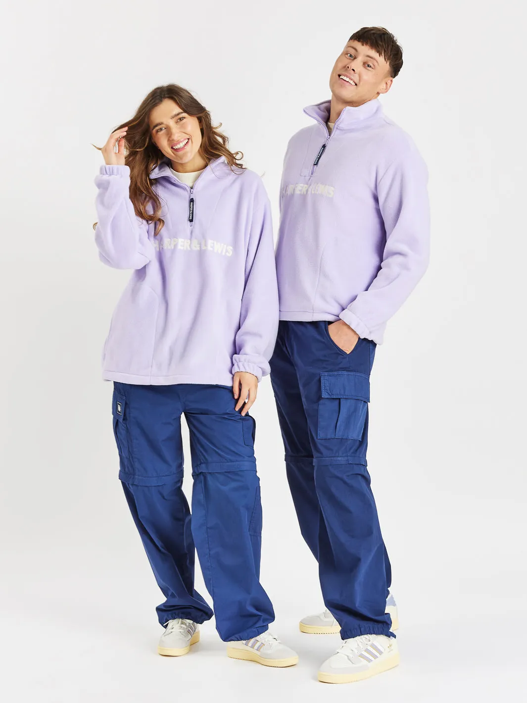 Tribe 1/4 Zip Fleece Lavender