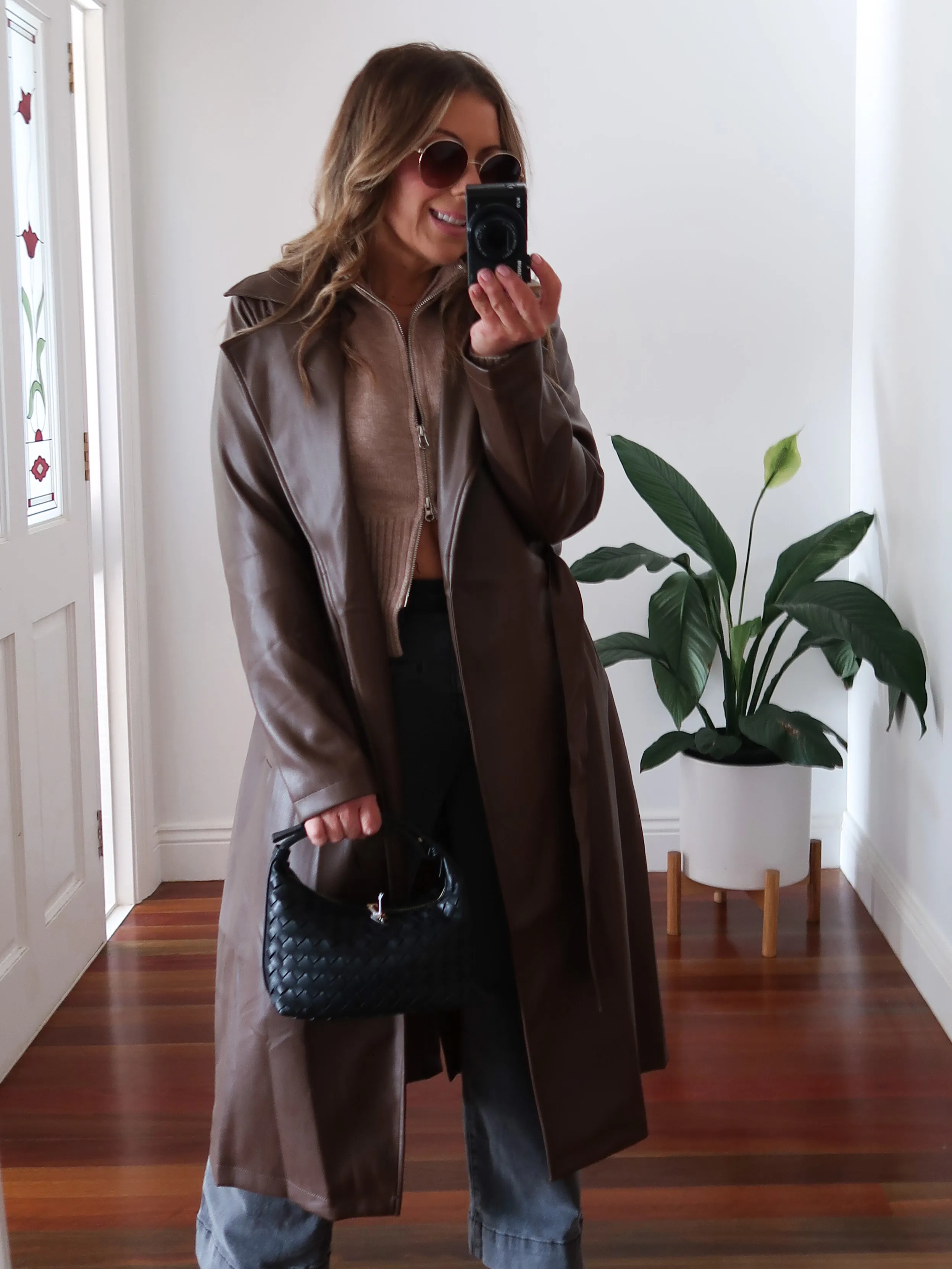 Tyra Trench Coat - Chocolate