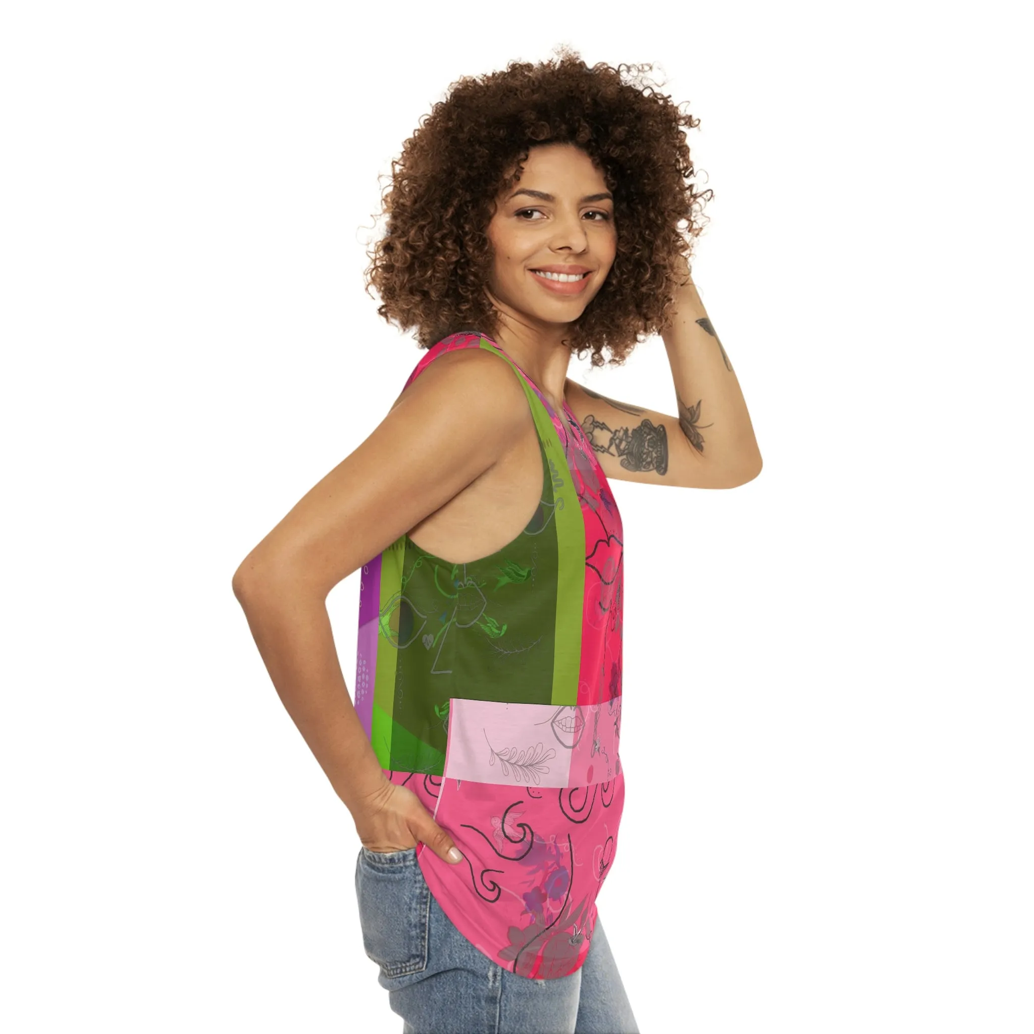 Unisex Tank Top (AOP) TABITHA