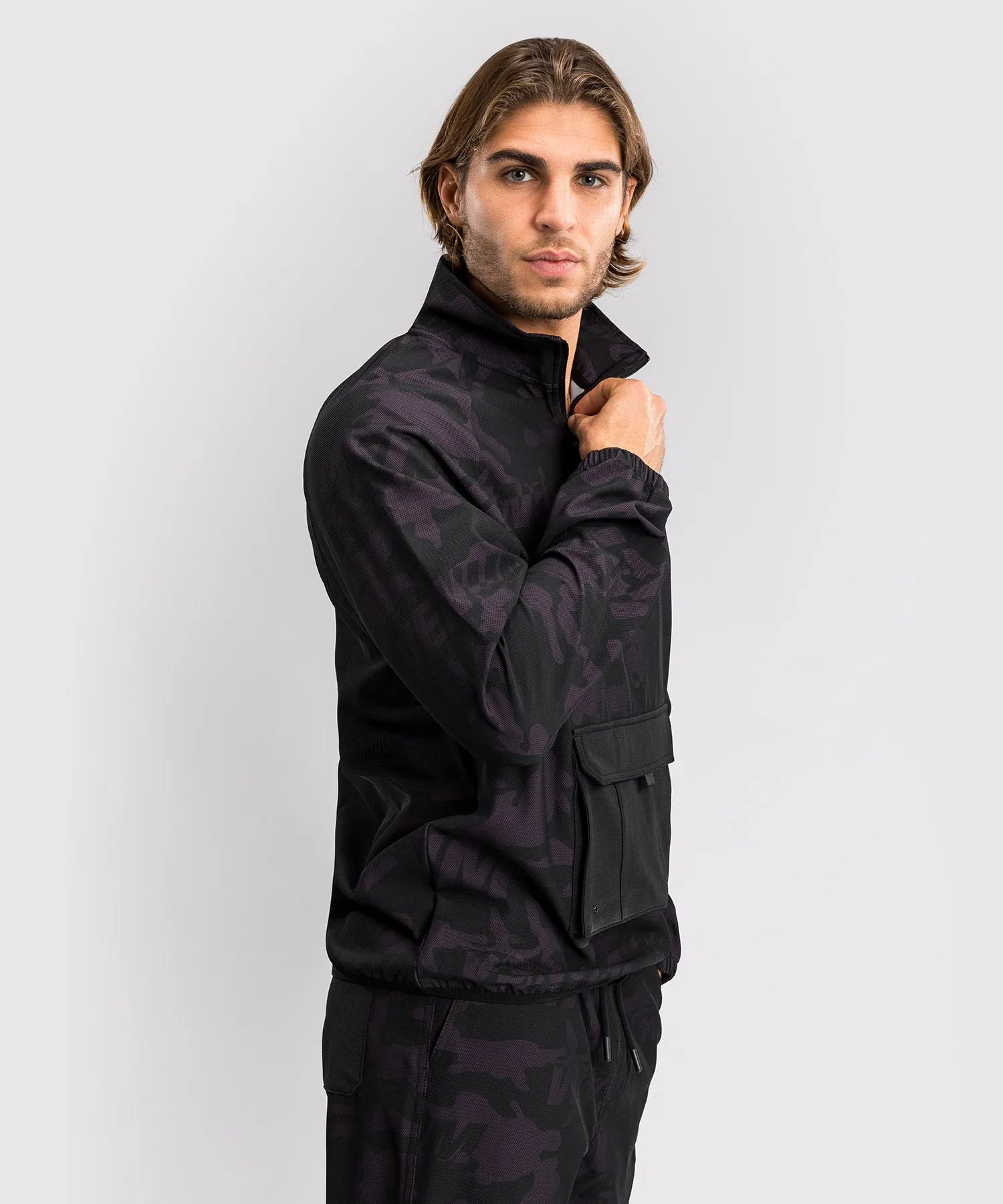 Venum Trooper Men's Half-Zip Jacket - Black/Purple