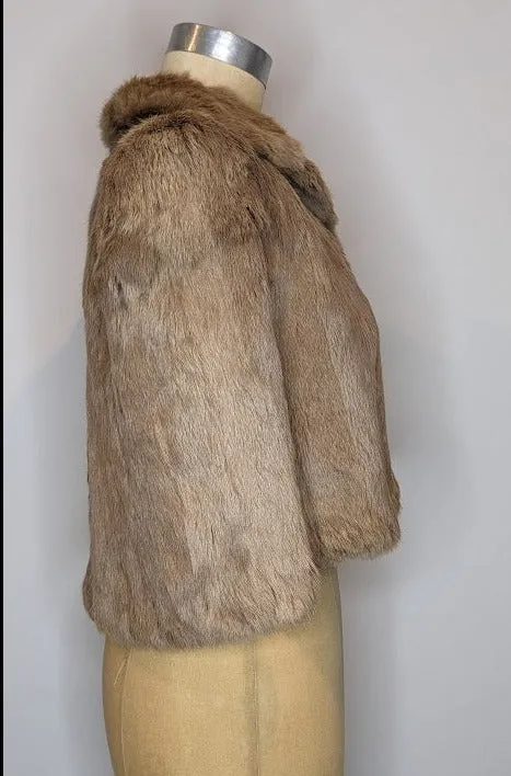 Vintage J. Jackson & Son Australian Cropped Fur Cape