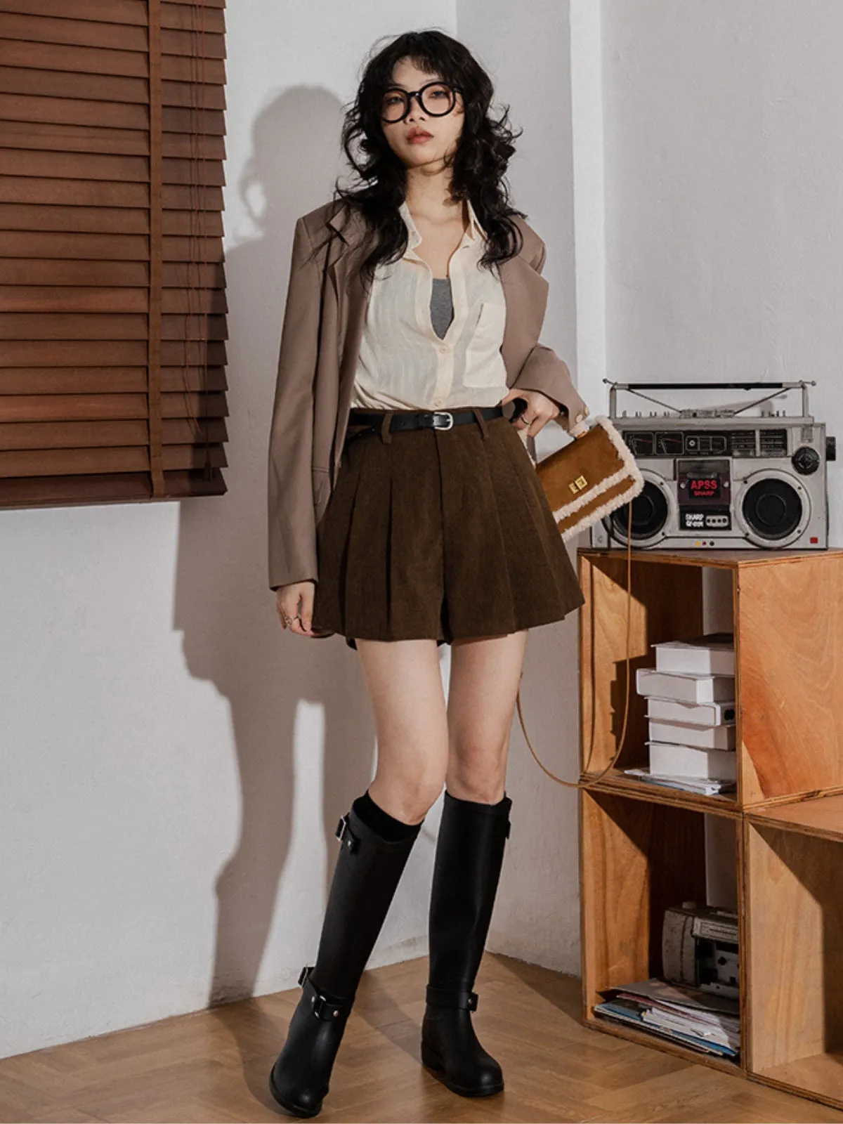 WLS Corduroy Culottes Short Pants