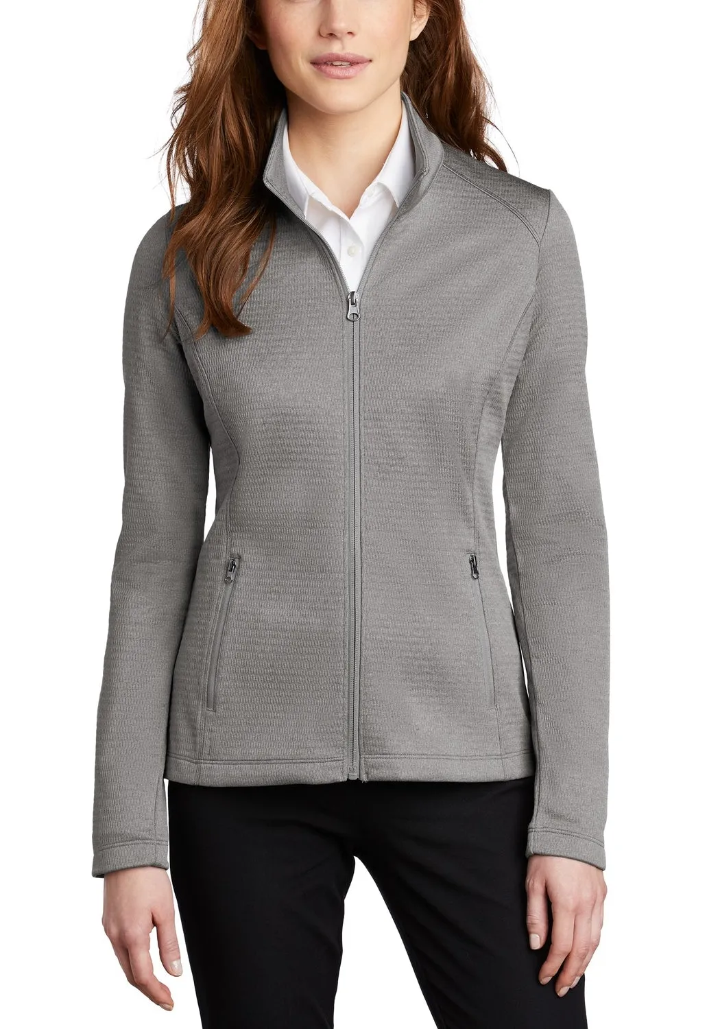 Women's Full-Zip Diamond Heather Fleece Jacket