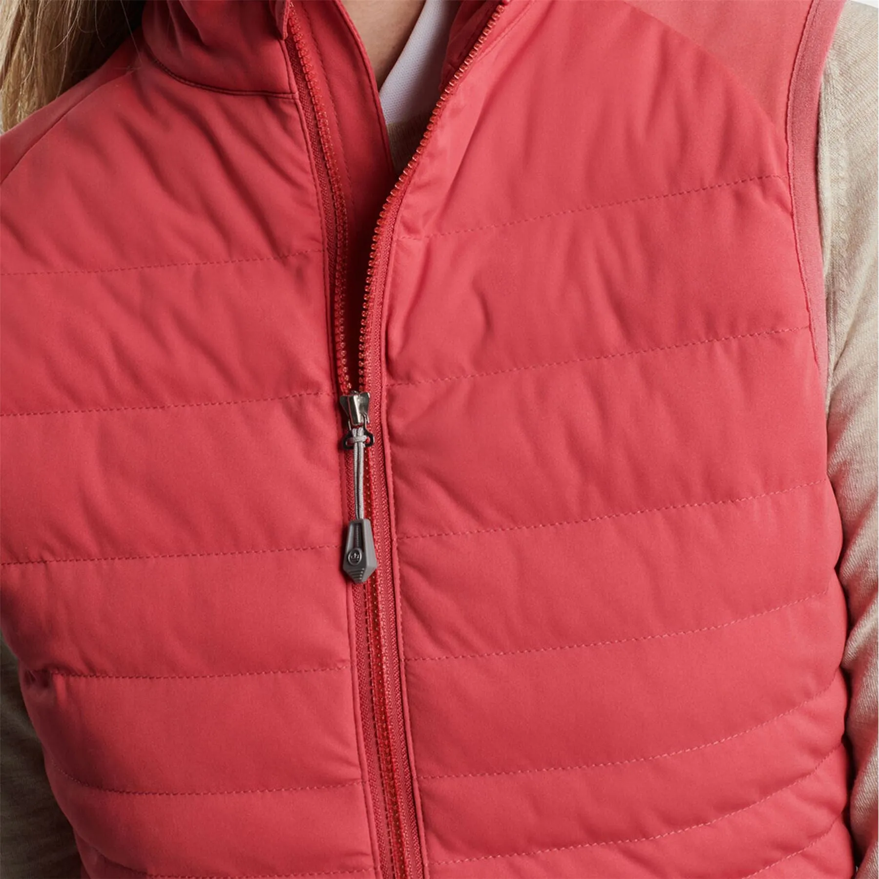 Womens Fuse Hybrid Vest Cape Red - SS24