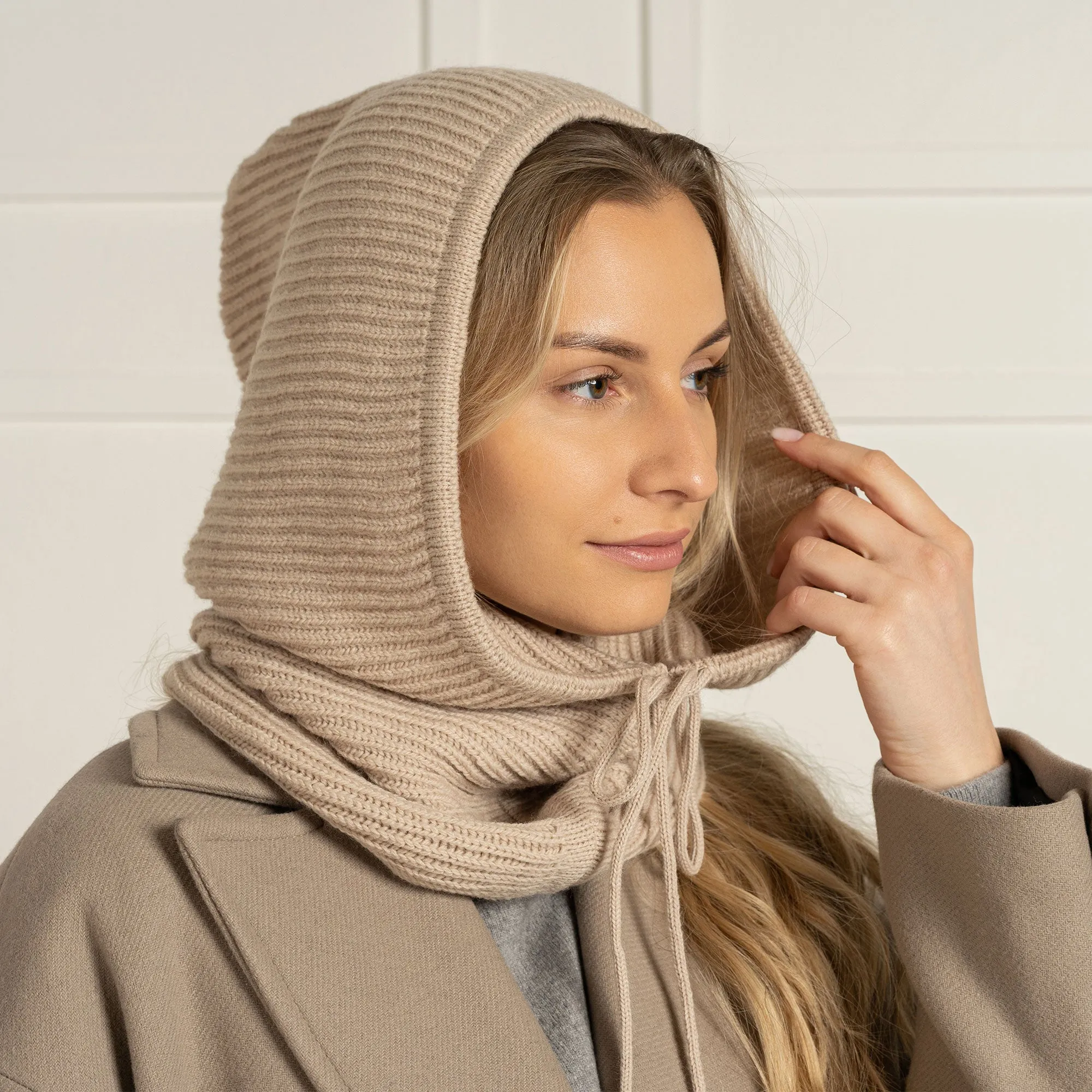 Women's Knit Merino Hood Balaclava